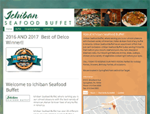 Tablet Screenshot of ichibanseafoodbuffet.com